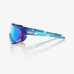 100%-Speedtrap-Matte Metallic Into the Fade-Blue Topaz multilayer mirror lens